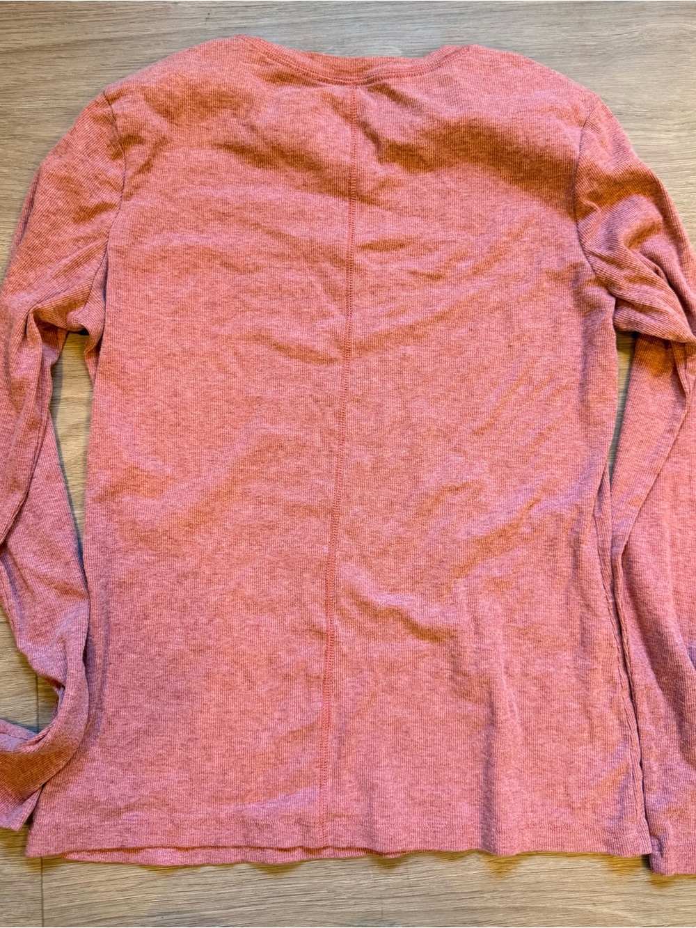 Universal Thread Mauve Ribbed Long Sleeve Top - Picture 2 of 3